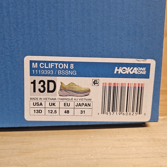 HOKA Men's Clifton 8 Running Shoe Sneaker 1119393 - Picture 10 of 13